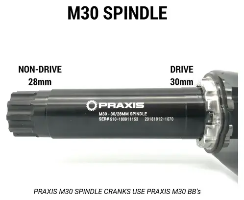 Praxis Works M30 T47 68 / 73mm Carretera / MTB Estuche atornillado