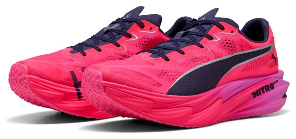 Scarpe da corsa Puma Deviate Nitro Elite 4 Hyrox Rosa/Blu Uomo
