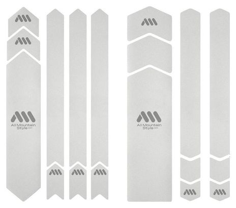 All Mountain Style Honeycomb XXL Frame Protection Kit 18 stuks - Clear