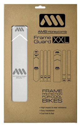 All Mountain Style Honeycomb XXL Frame Protection Kit 18 stuks - Clear