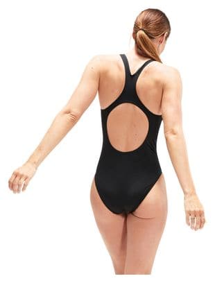 Speedo Eco+ Placem Dig Medalist Women's 1-Piece Swimsuit Black Multi Color