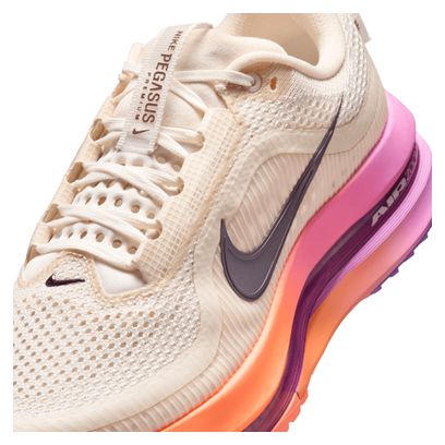 Zapatillas de running Nike Pegasus Premium beige/morado/naranja para mujer
