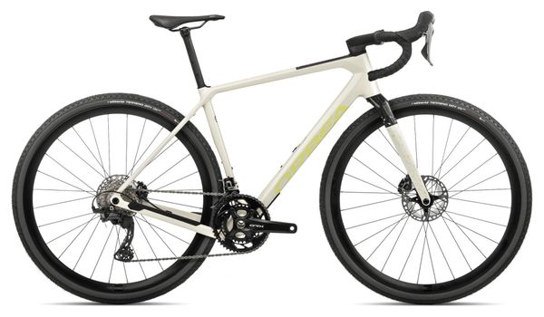 Orbea Terra M20TEAM Gravel Bike Shimano GRX 12S 700 mm Bianco Avorio 2024