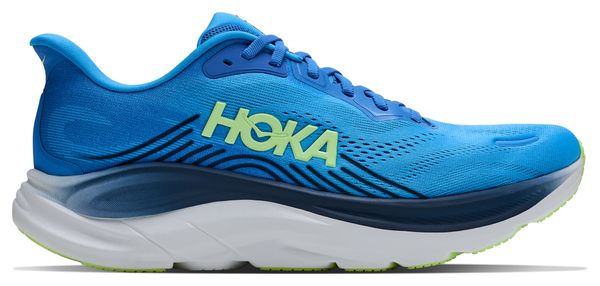 Zapatillas de running Hoka Clifton 11 azul/dorado para hombre