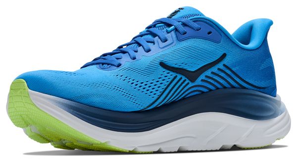 Zapatillas de running Hoka Clifton 11 azul/dorado para hombre