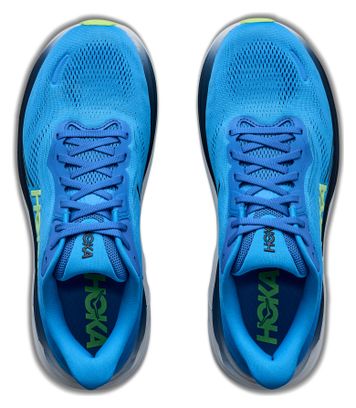 Zapatillas de running Hoka Clifton 11 azul/dorado para hombre
