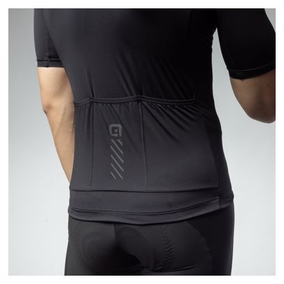 Alé Color Block Kurzarmtrikot Schwarz