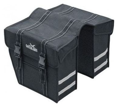 Greenlands Sac double noir-noir. taille 36x32x18 cm (2x) 40L. bords biseautés