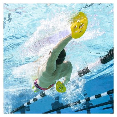 Piastrine da nuoto Finis Manta gialle <strong>