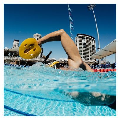 Piastrine da nuoto Finis Manta gialle <strong>