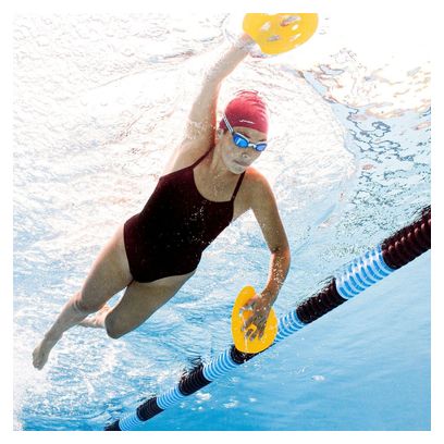 Piastrine da nuoto Finis Manta gialle <strong>