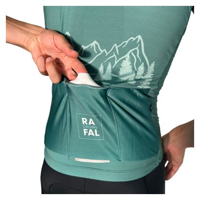 Rafal Horizon Korte Mouw Jersey Groen