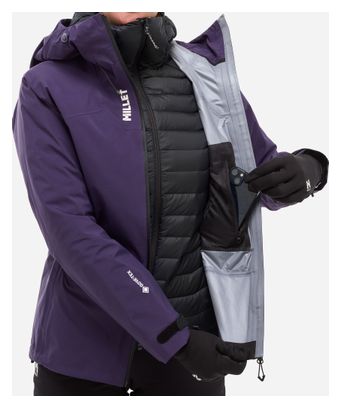 Veste Imperméable Millet Kamet Gore-Tex Violet Femme