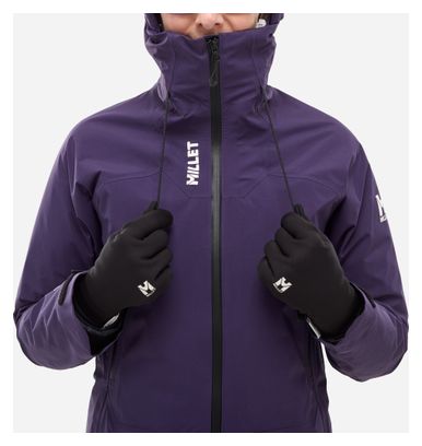 Veste Imperméable Millet Kamet Gore-Tex Violet Femme