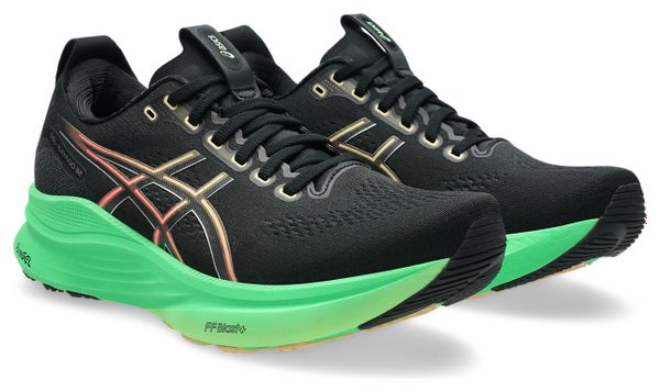 Chaussures Running Asics Gel-Kayano 32 Noir/Vert Homme