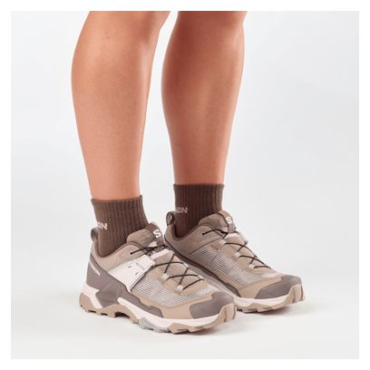Chaussures de Randonnée Salomon X Ultra 5 Beige/Rose Femme