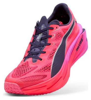 Scarpe da corsa Puma Deviate Nitro Elite 4 Hyrox Rosa/Blu Donna