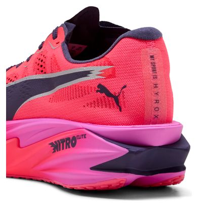 Scarpe da corsa Puma Deviate Nitro Elite 4 Hyrox Rosa/Blu Donna