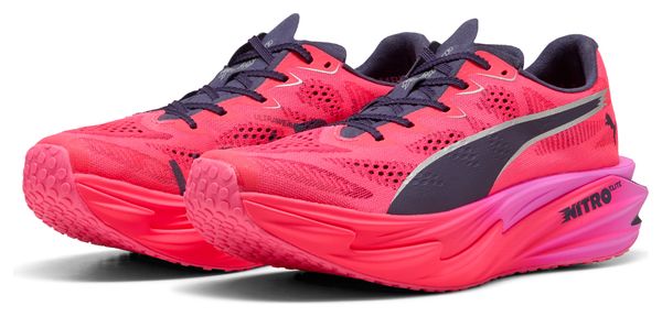 Scarpe da corsa Puma Deviate Nitro Elite 4 Hyrox Rosa/Blu Donna