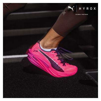 Scarpe da corsa Puma Deviate Nitro Elite 4 Hyrox Rosa/Blu Donna
