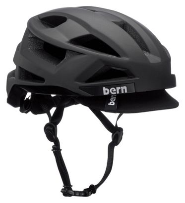 Bern FL1-Pave Helm mit grauem Visier