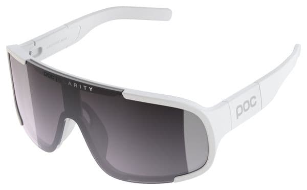 POC Aspire Mid Sunglasses White - Clarity Road Sunny Silver lenses