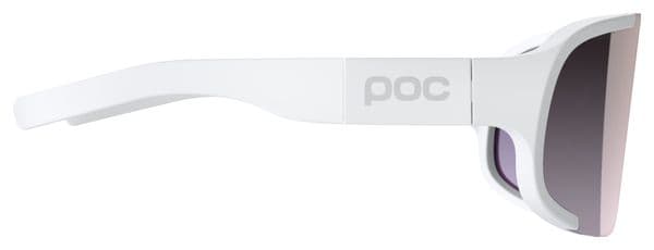 POC Aspire Mid Sunglasses White - Clarity Road Sunny Silver lenses