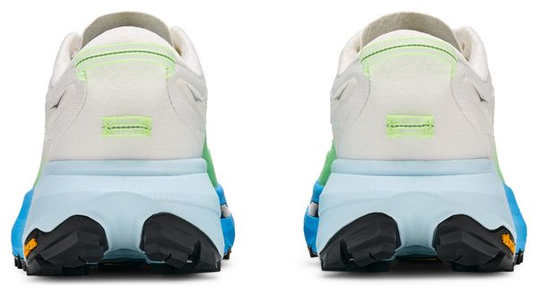 Hoka Mafate 5 Women's Trail Running Shoes - White/Green/Blue