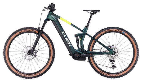 Cube Stereo Hybrid 140 HPC SLX 750 Electric Full Suspension MTB Shimano Deore XT 12S 750 Wh 29'' Goblin Green 2024