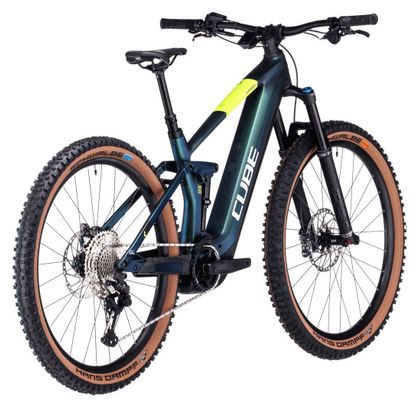 VTT Électrique Tout-Suspendu Cube Stereo Hybrid 140 HPC SLX 750 Shimano Deore XT 12V 750 Wh 29'' Vert Goblin 2024