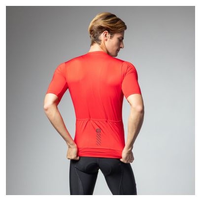 Alé Color Block Short Sleeve Jersey Red