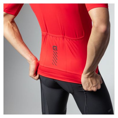 Alé Color Block Short Sleeve Jersey Red
