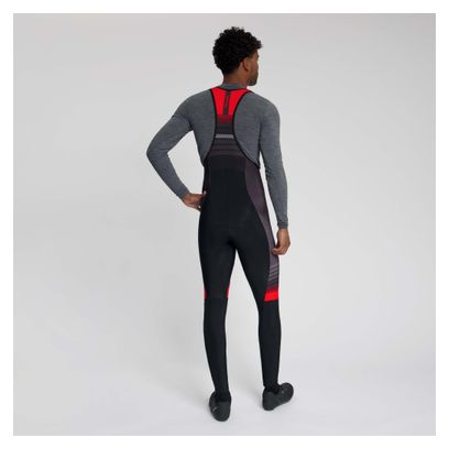 Cuissard Long à Bretelles avec Chamois Vélo Rogelli Stryde Homme Rouge