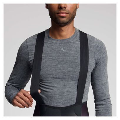 Cuissard Long à Bretelles avec Chamois Vélo Rogelli Stryde Homme Rouge