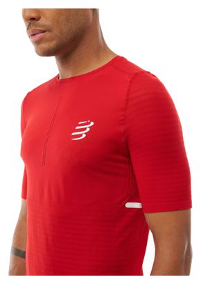 Compressport Pro Racing Red Men's Running T-Shirt