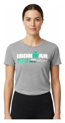 Maglietta a maniche corte Ironman 70.3 Vichy Grey Donna