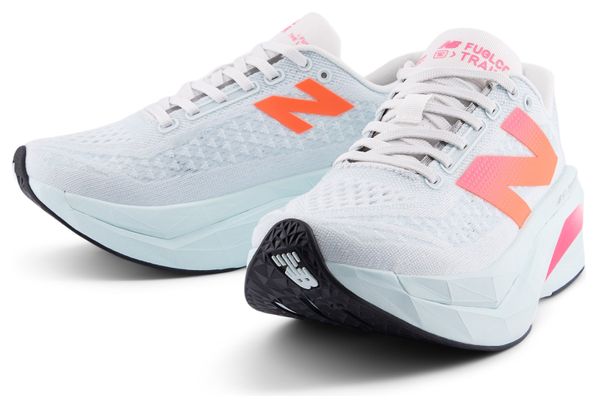 Zapatillas de running New Balance FuelCell SuperComp Trainer v3 azul/rosa para mujer
