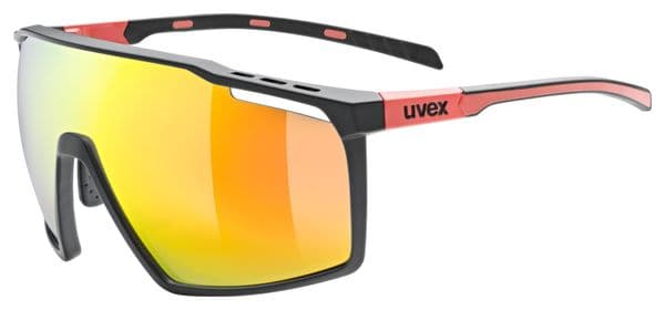 Lunettes Uvex mtn perform Noir Rouge