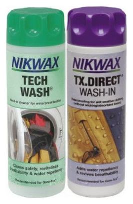 TWIN PACK TECH WASH + TX DIRECT WASH 300ML