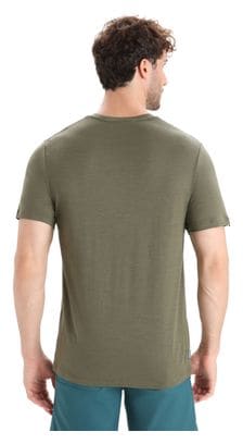 Icebreaker Tech Lite II Trail Hiker Green Merino Short Sleeve T-Shirt