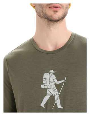Camiseta de manga corta Icebreaker Tech <p> <strong>Lite II Trail Hiker</strong></p>Verde <p>Merino</p>