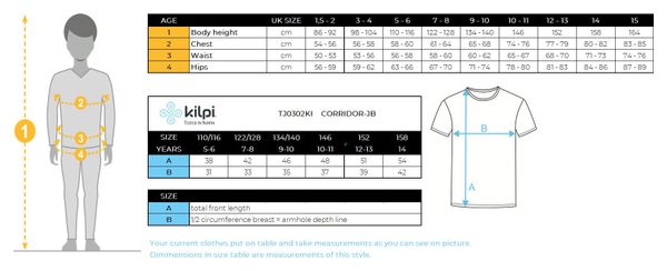 Maillot de cyclisme pour garçon Kilpi CORRIDOR-JB