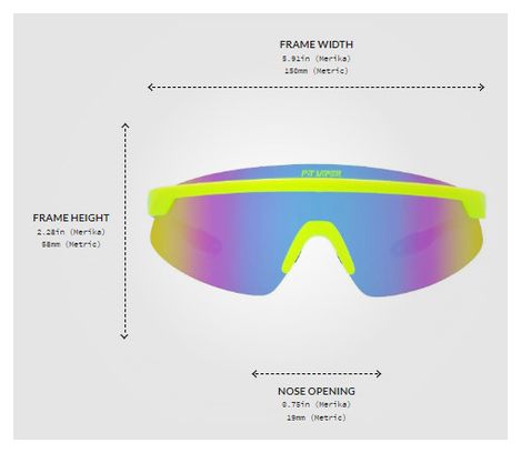 Pair of Pit Viper Skysurfer The Sludge Polarized Cat 3 Goggles