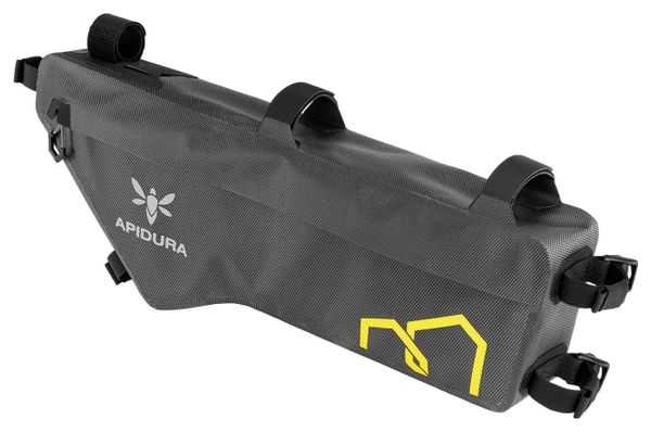 Apidura Expedition Bolsa Compacta para Cuadro 5,3L Gris / Amarillo