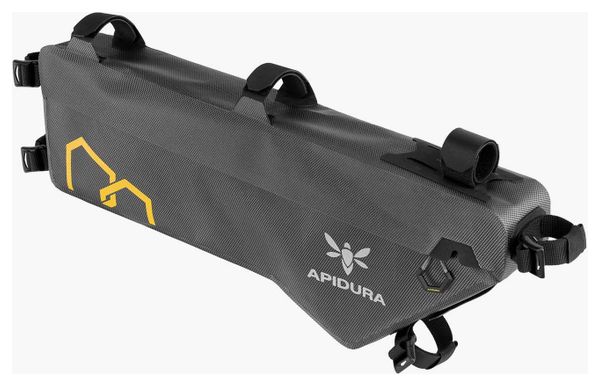 Apidura Expedition Compact Frame Bag 5.3L Grey / Yellow