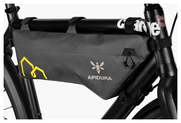 Apidura Expedition Compact Frame Bag 5.3L Grey / Yellow