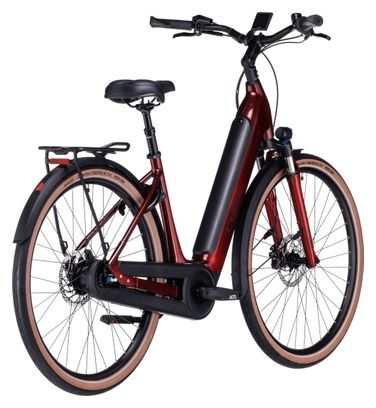 Cube Supreme Hybrid Pro 625 Bicicleta eléctrica urbana de fácil acceso Shimano Nexus 8S 625 Wh 26'' Rojo 2024