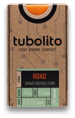 Lichtgewicht binnenband Tubolito Tubo Road SYNCD 700 mm Presta 42 mm (zwart ventiel)