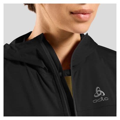 Women's waterproof Jacket Odlo Performance Knit X-Alp Black