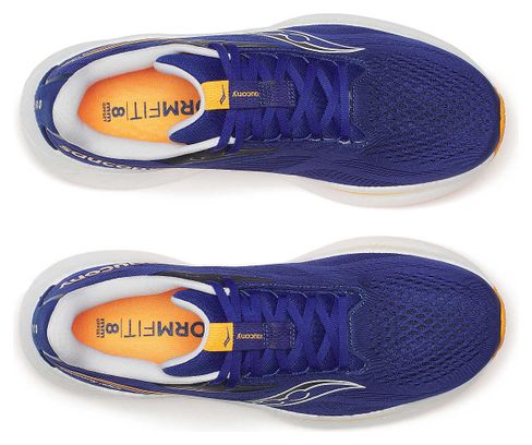 Chaussures Running Saucony Ride 18 Bleu/Orange Homme